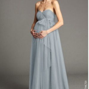 Jenny Yoo Cerise Maternity - Mayan Blue